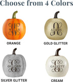 Personalized Light Up Halloween Pumpkin Decor Outdoor