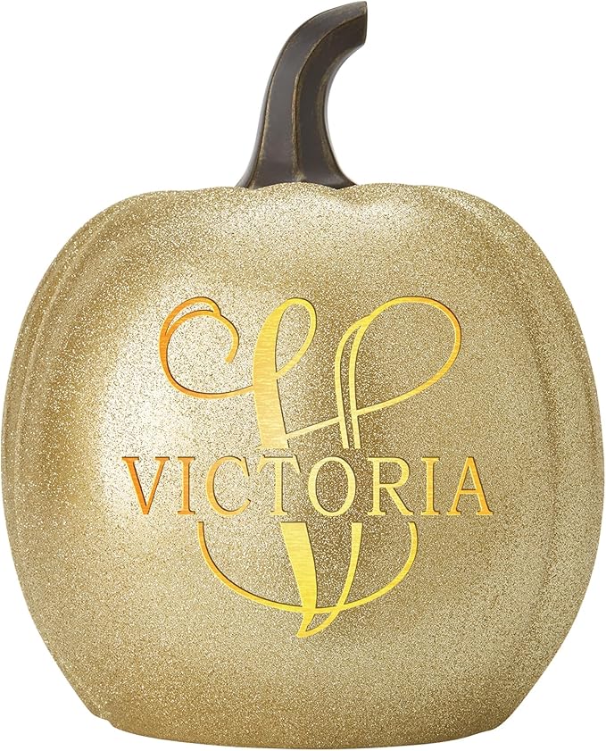 Personalized Light Up Halloween Pumpkin Decor Outdoor